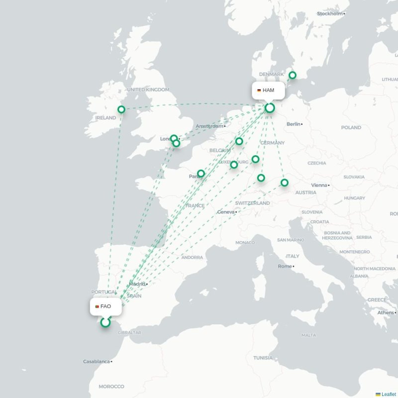FAO - HAM route map