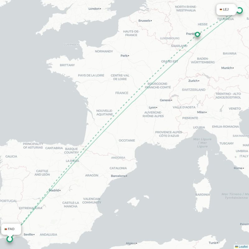 FAO - LEJ route map