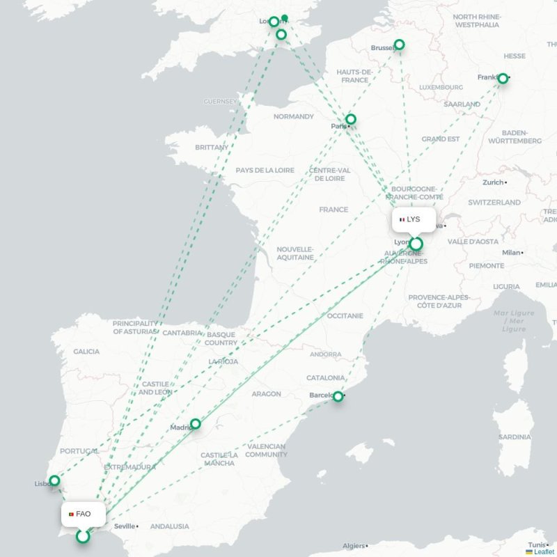 FAO - LYS route map