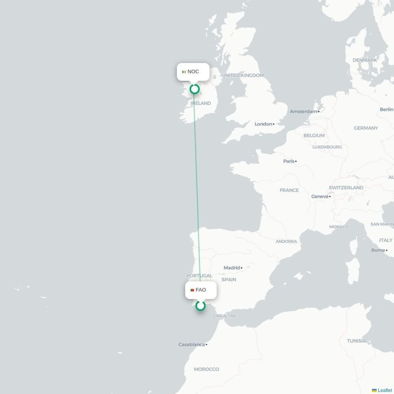 FAO - NOC route map