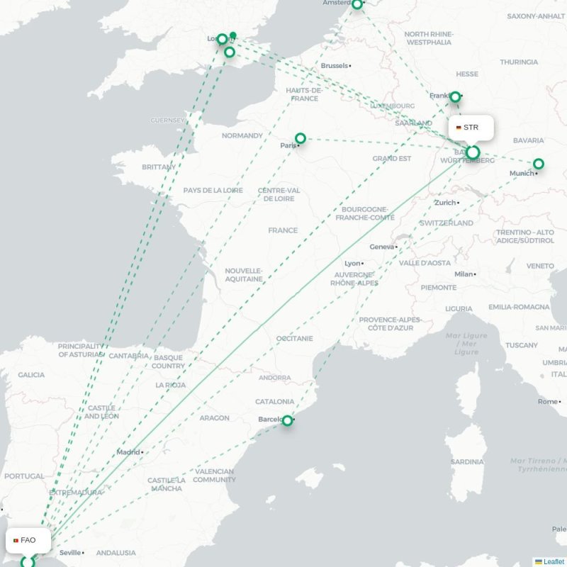 FAO - STR route map