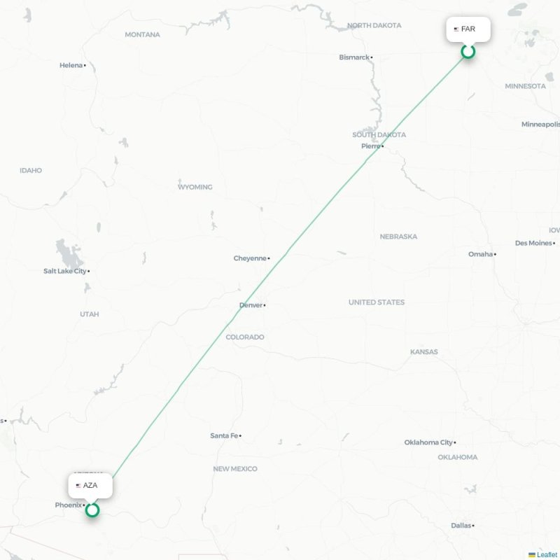 FAR - AZA route map