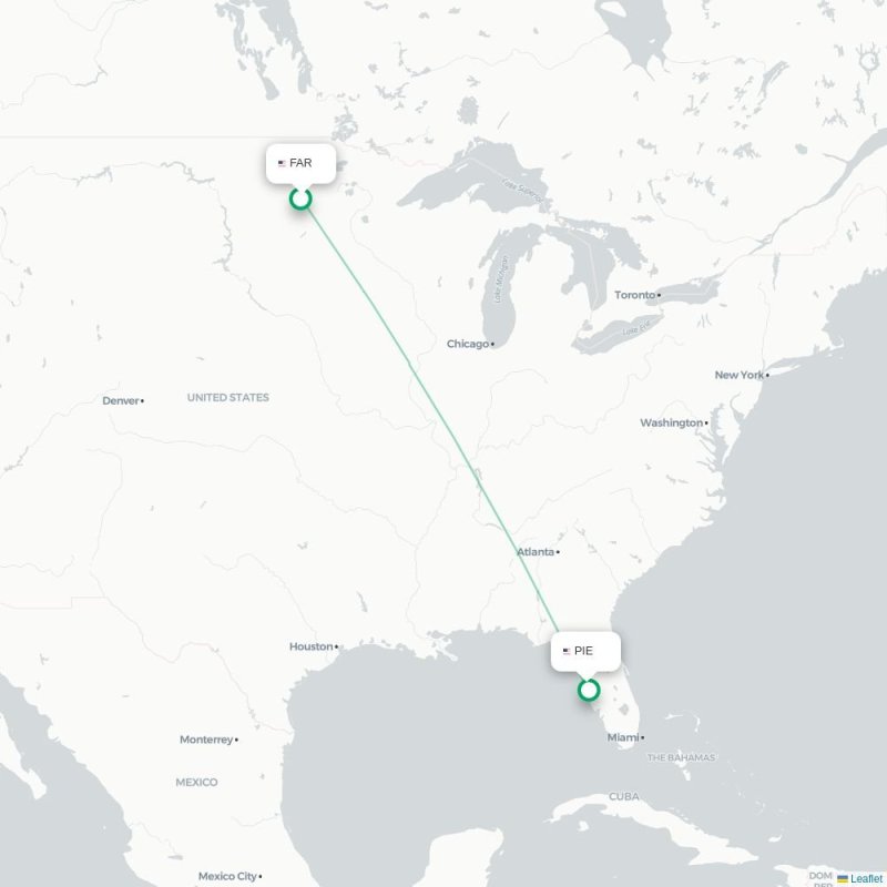 FAR - PIE route map