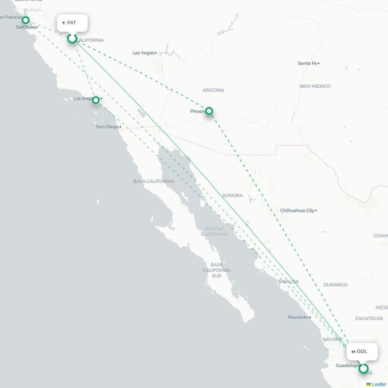 FAT - GDL route map
