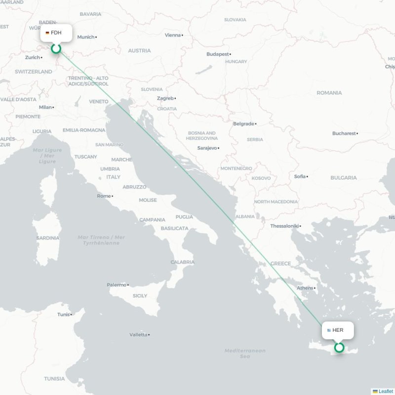 FDH - HER route map