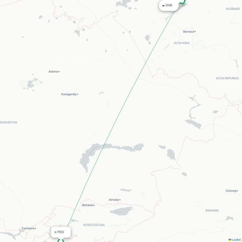 FEG - OVB route map