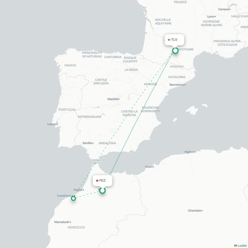 FEZ - TLS route map