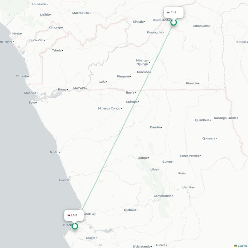 FIH - LAD route map