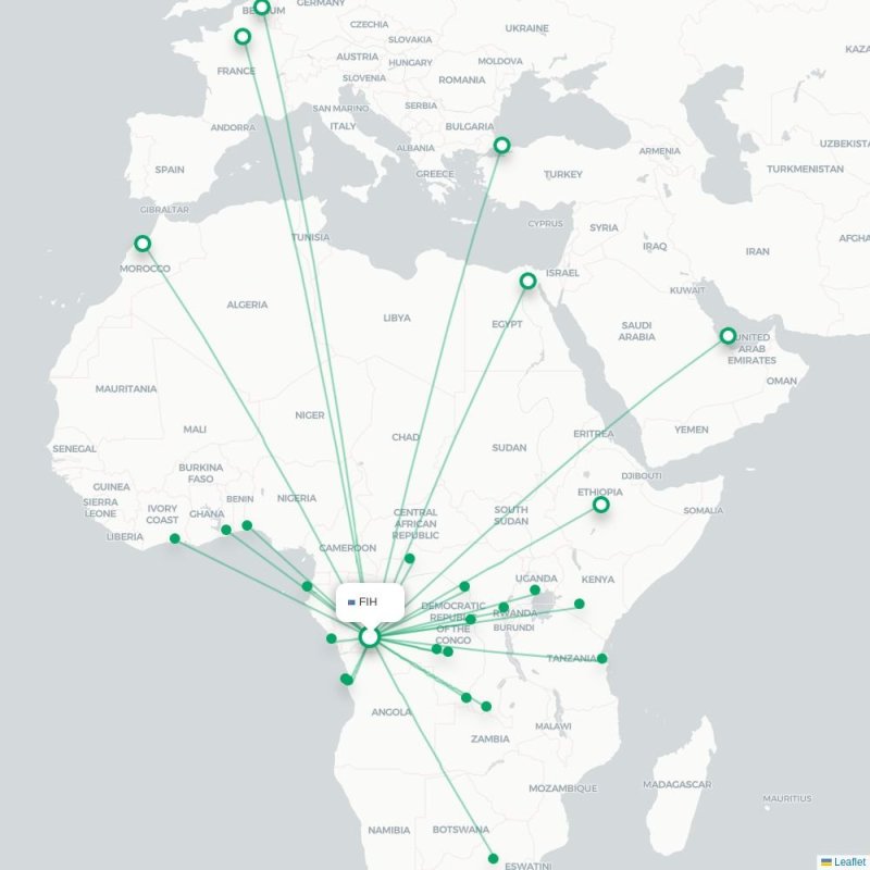 FIH - PNR route map