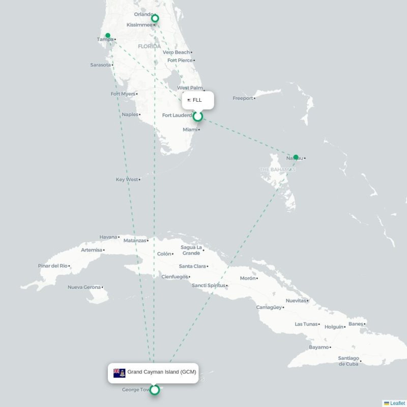 FLL - GCM route map