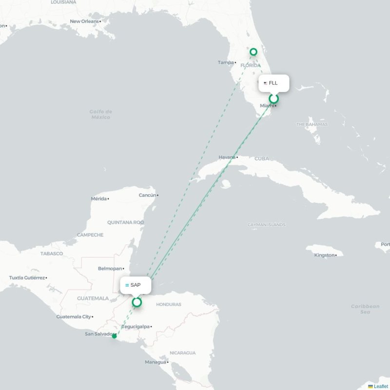 FLL - SAP route map