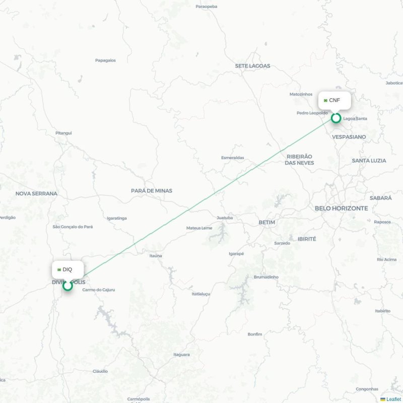 FLN - CNF route map