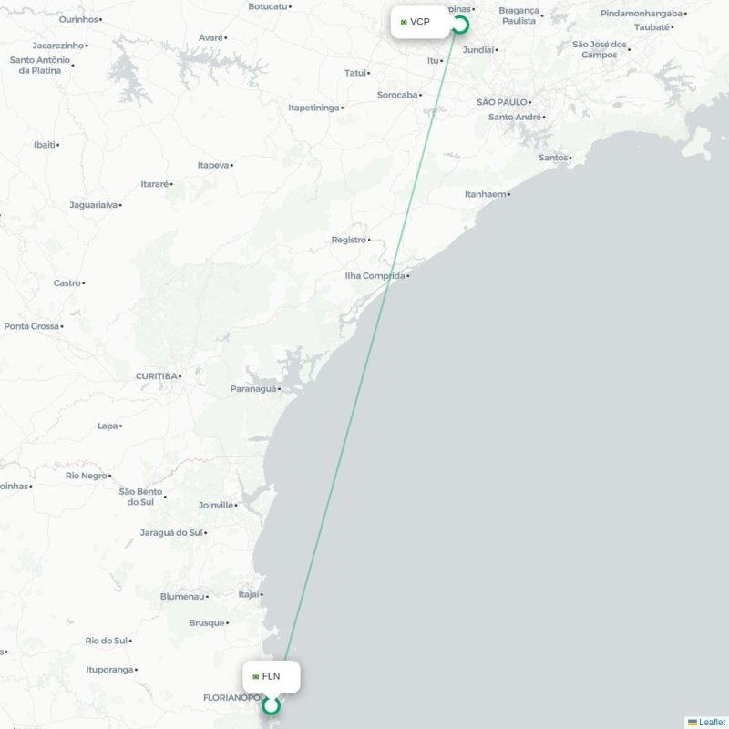 FLN - VCP route map