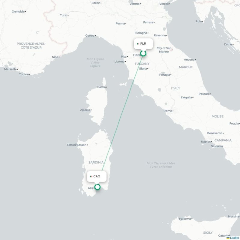 FLR - CAG route map
