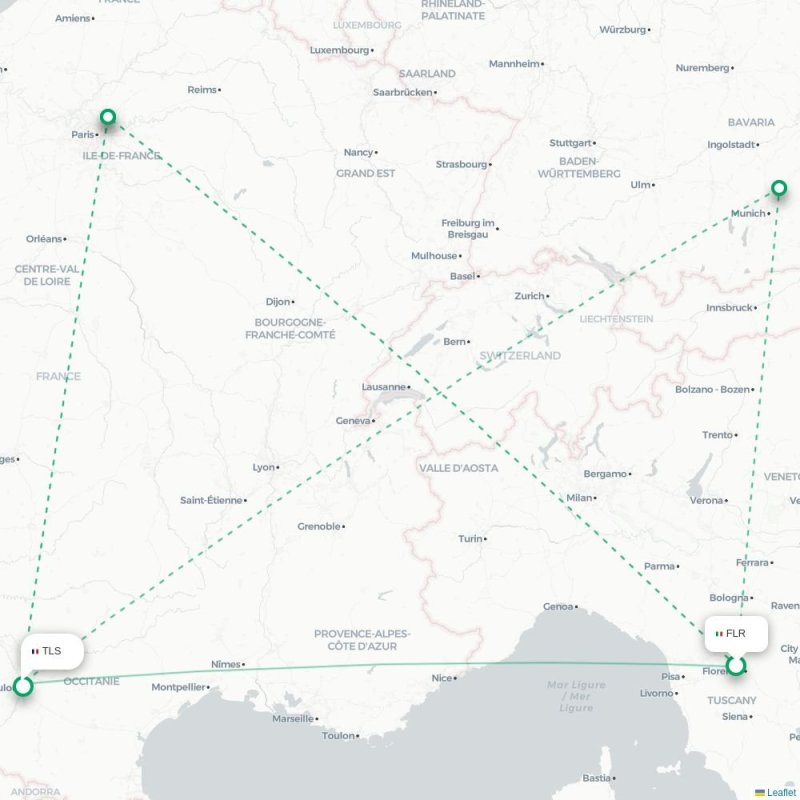 FLR - TLS route map