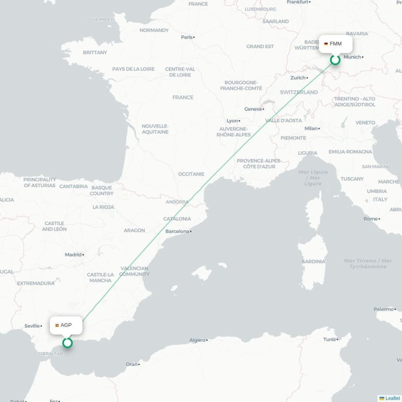 FMM - AGP route map