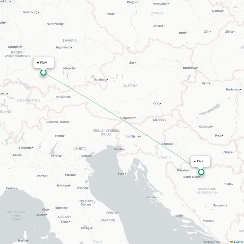 FMM - BNX route map