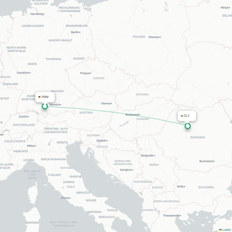 FMM - CLJ route map