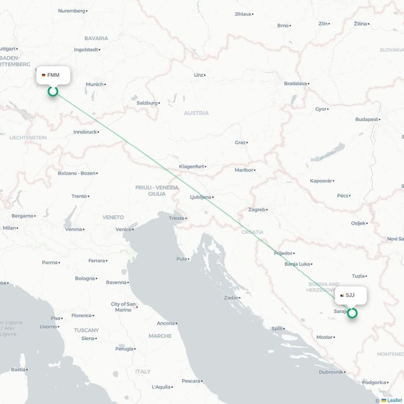 FMM - SJJ route map