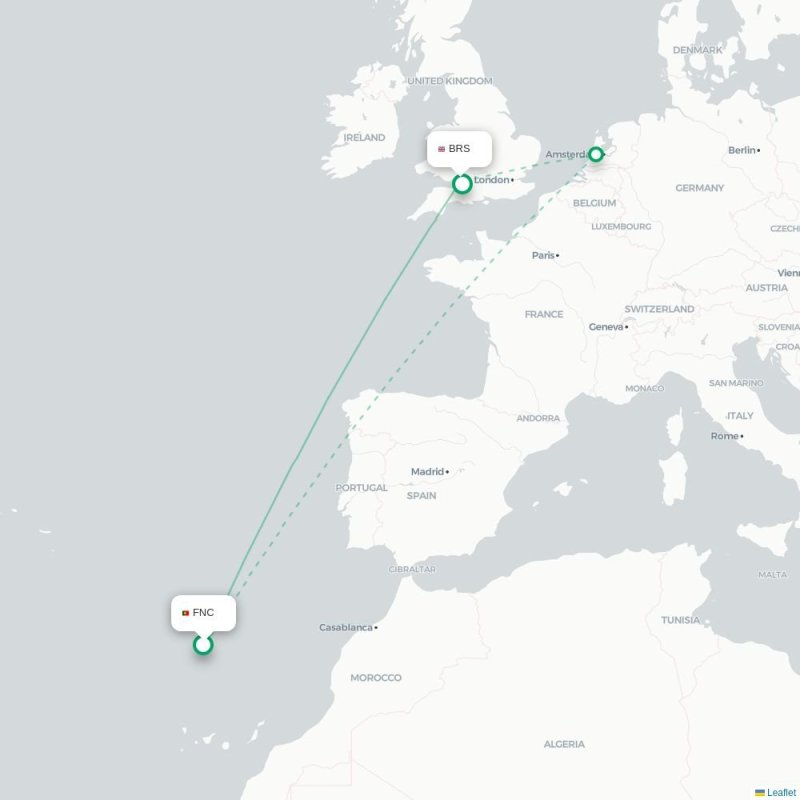 FNC - BRS route map