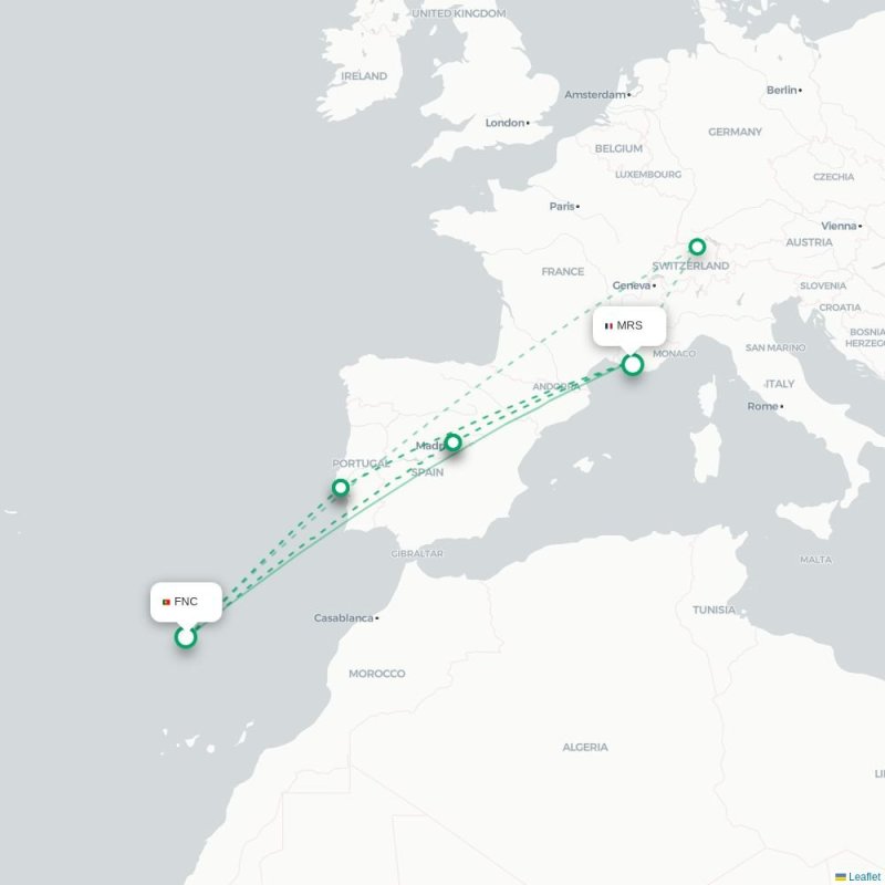 FNC - MRS route map