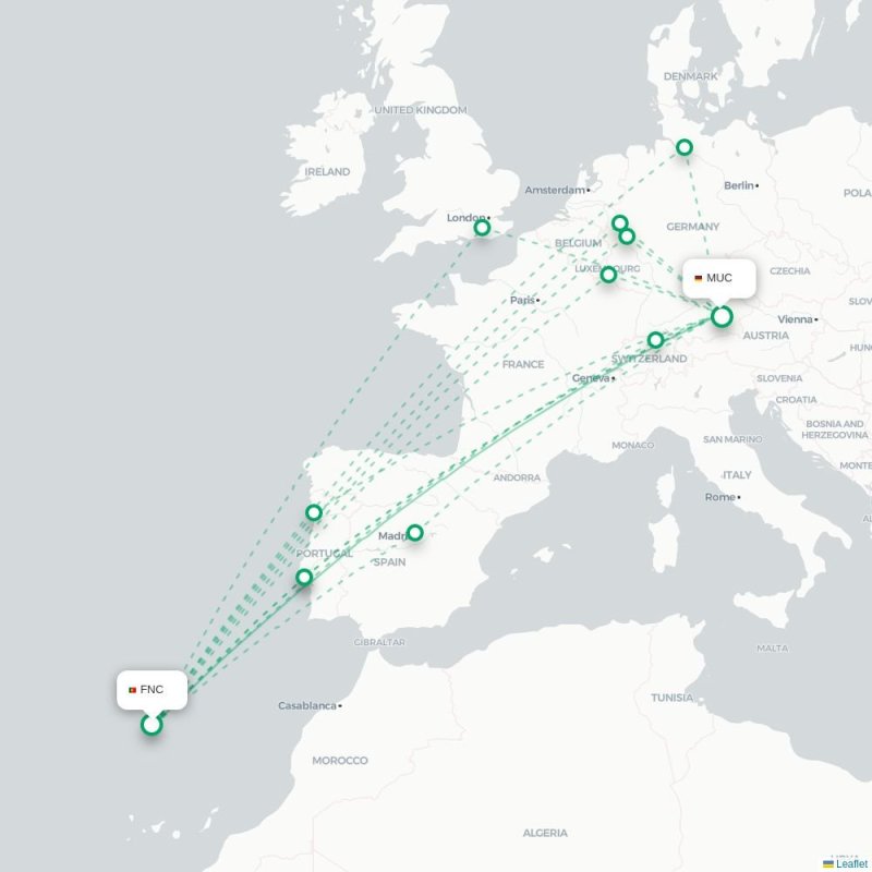 FNC - MUC route map