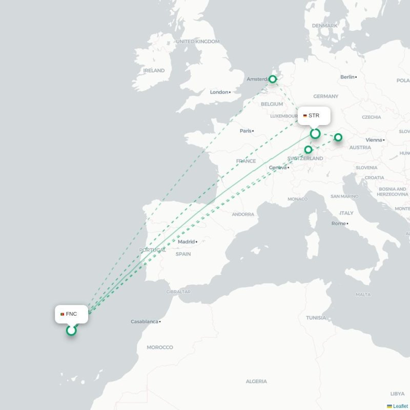 FNC - STR route map