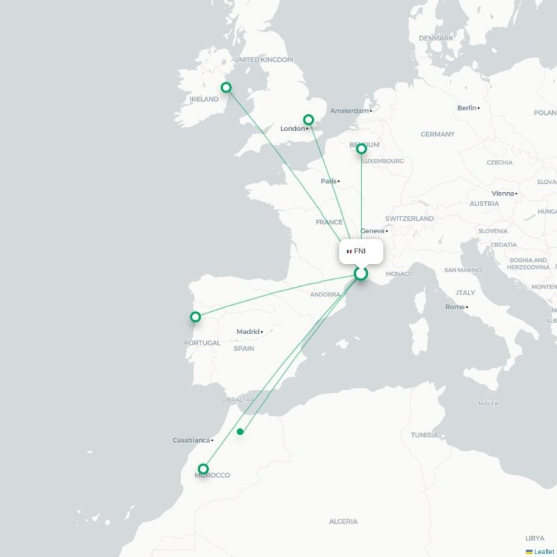 FNI - FEZ route map