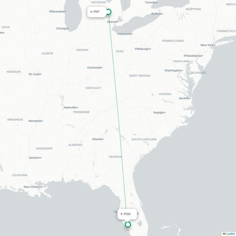FNT - PGD route map