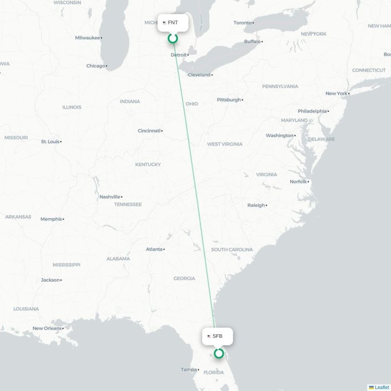 FNT - SFB route map