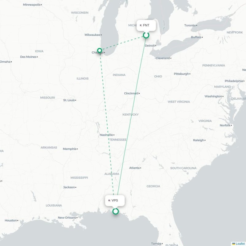 FNT - VPS route map