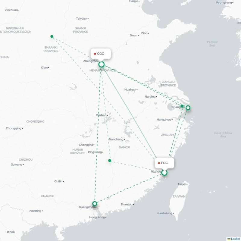 FOC - CGO route map