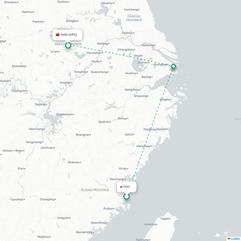 FOC - HFE route map