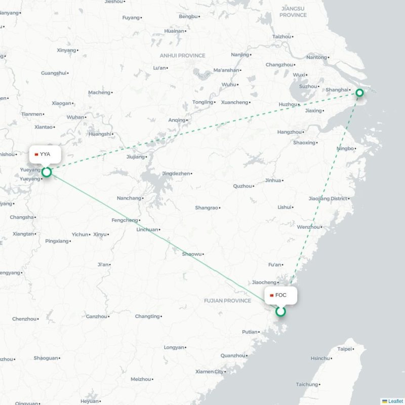 FOC - YYA route map