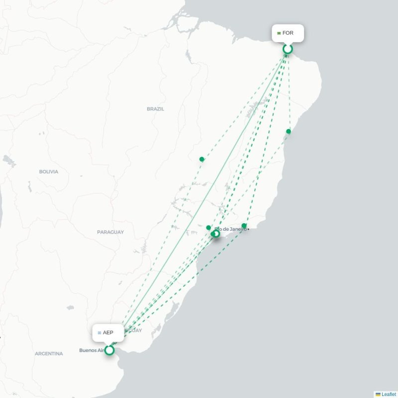 FOR - AEP route map
