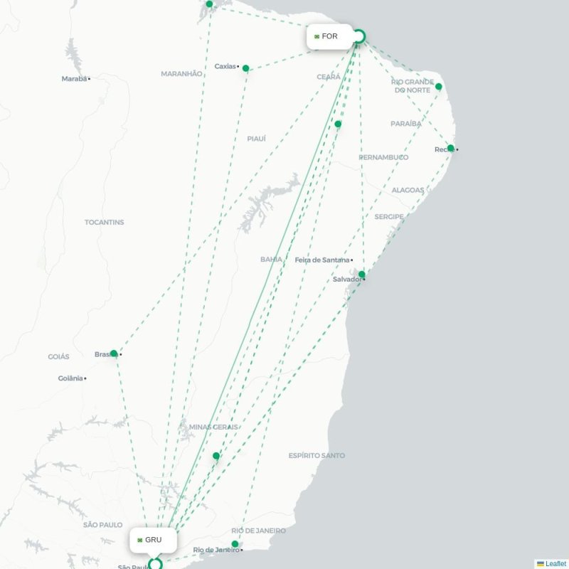 FOR - GRU route map