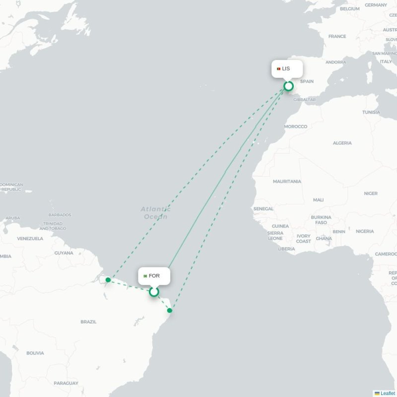 FOR - LIS route map