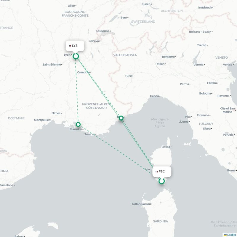FSC - LYS route map