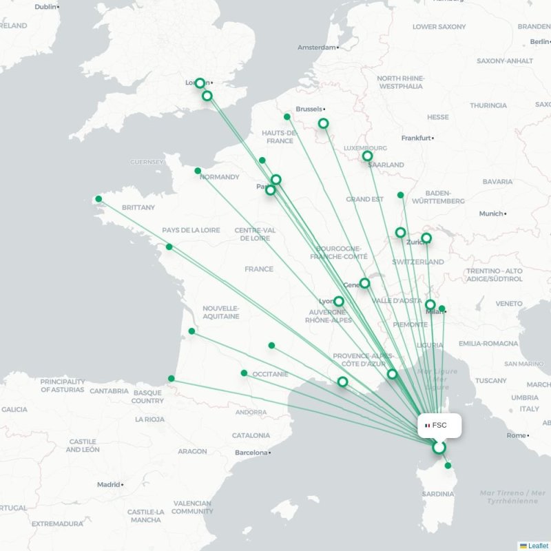 FSC - NCE route map