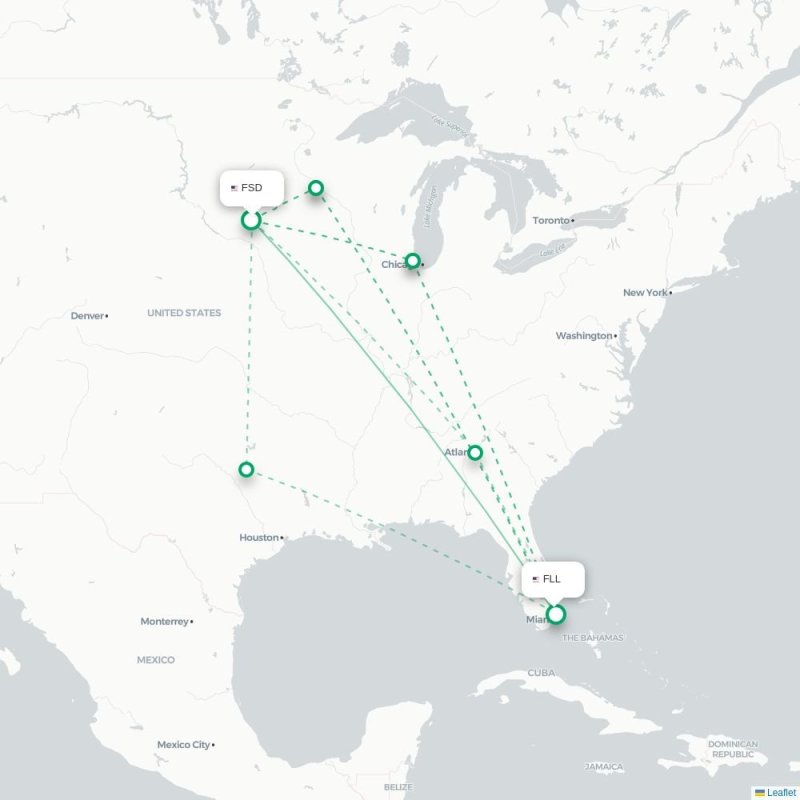 FSD - FLL route map