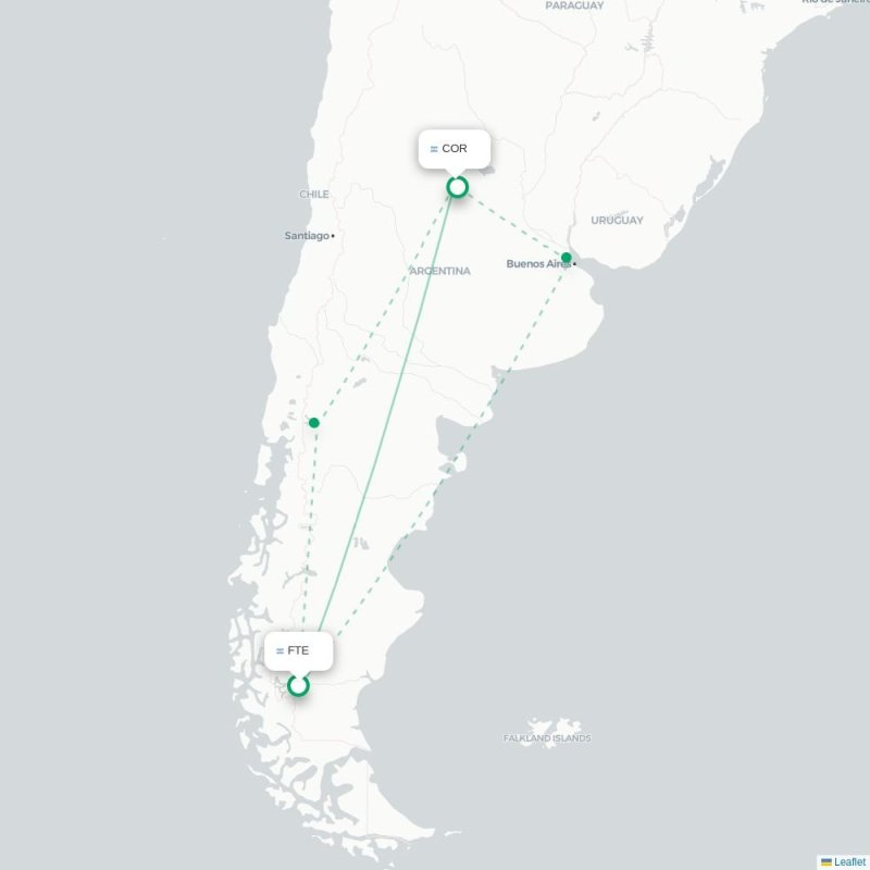 FTE - COR route map
