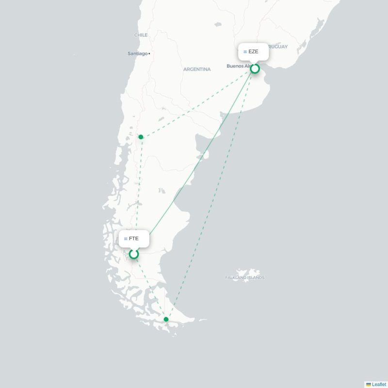 FTE - EZE route map