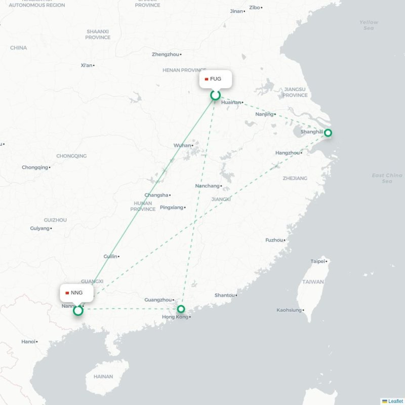 FUG - NNG route map