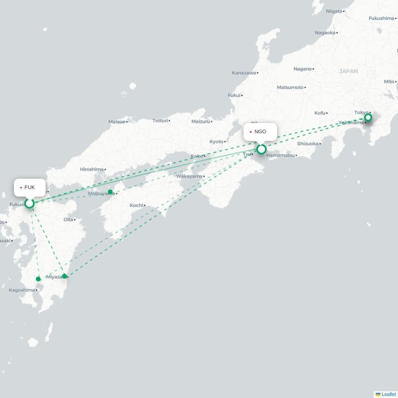 FUK - NGO route map