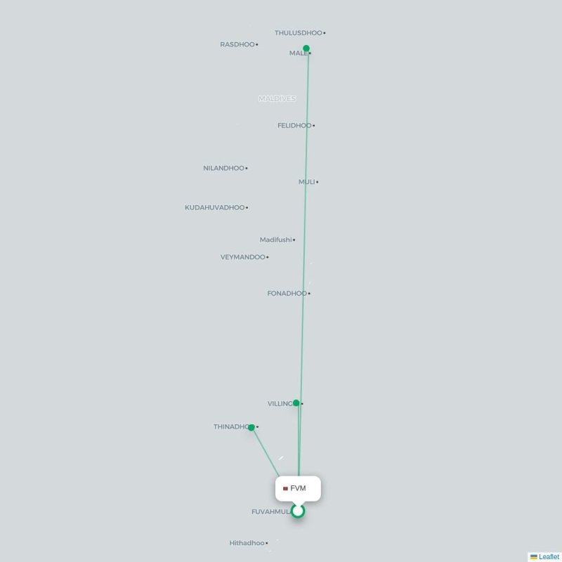 FVM - KDM route map