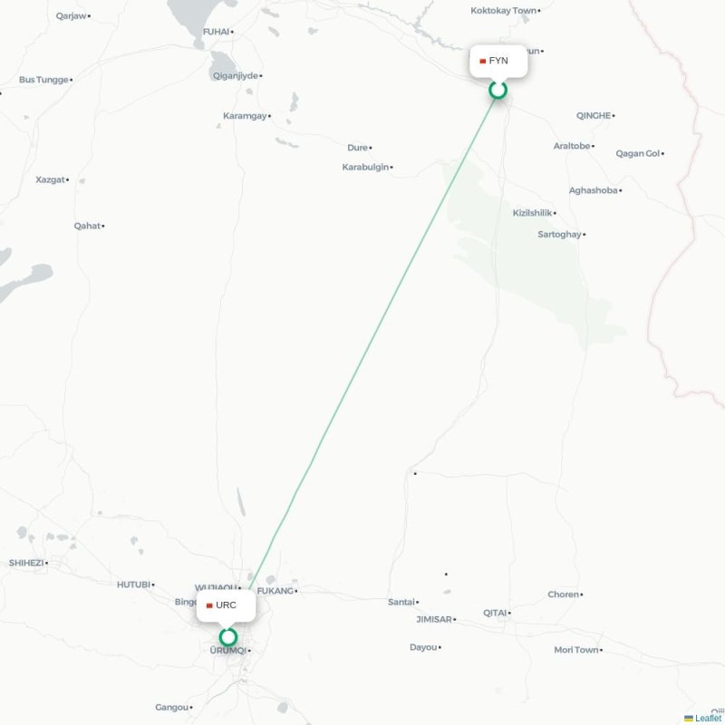 FYN - URC route map
