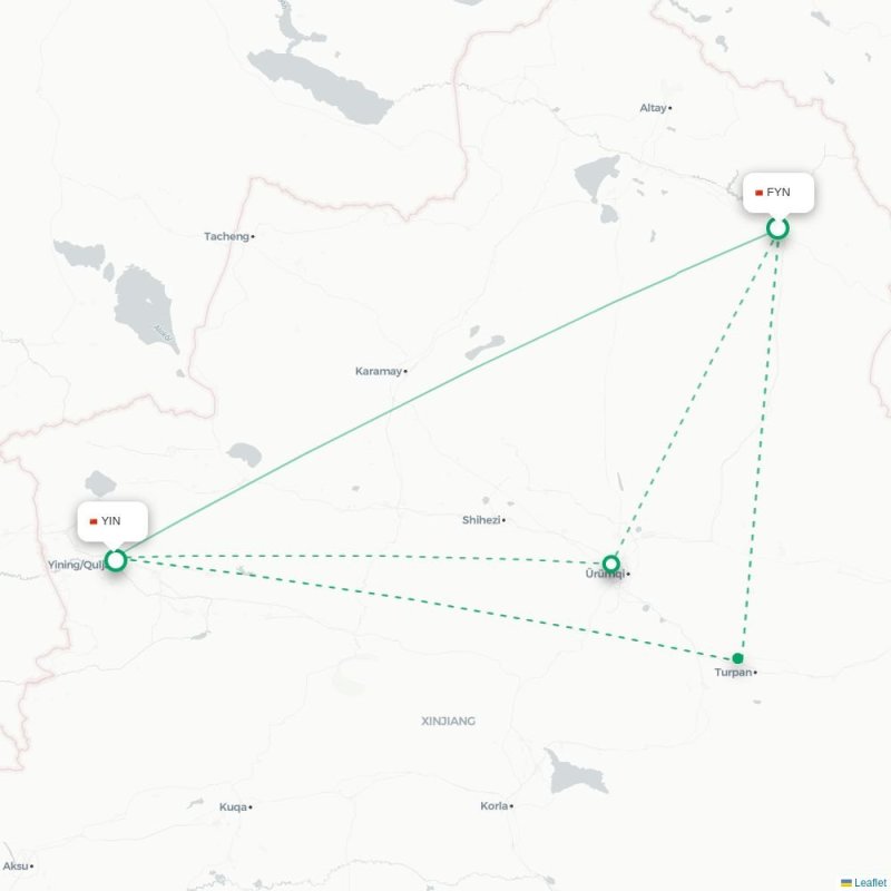FYN - YIN route map