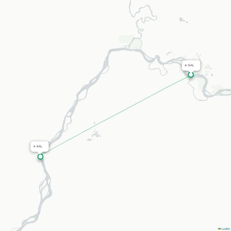 GAL - KAL route map
