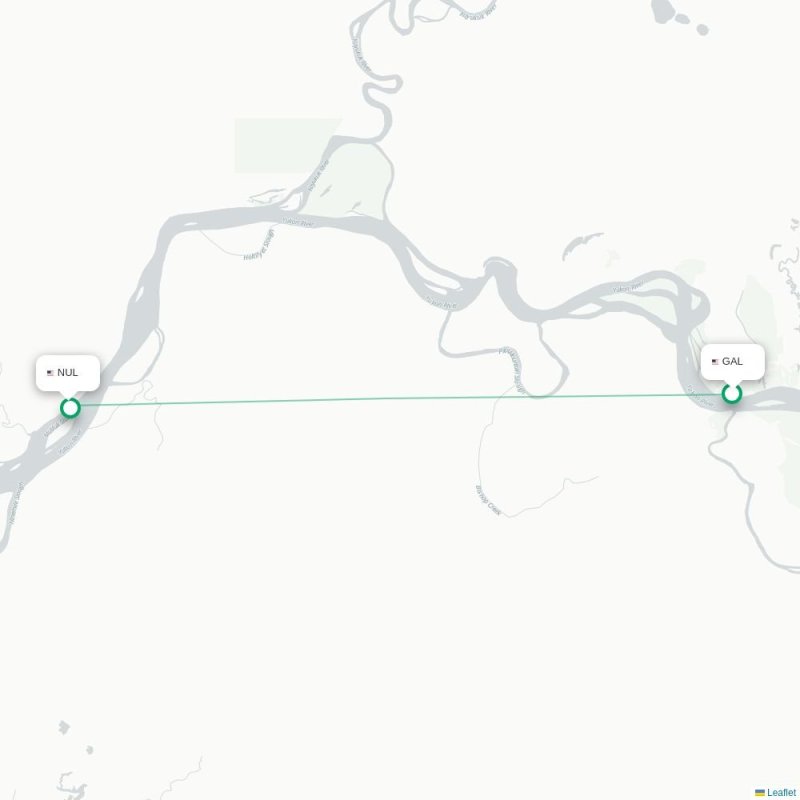 GAL - NUL route map