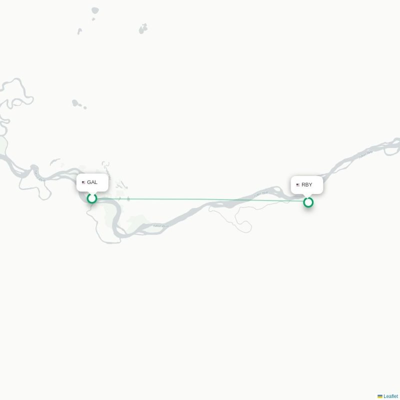 GAL - RBY route map
